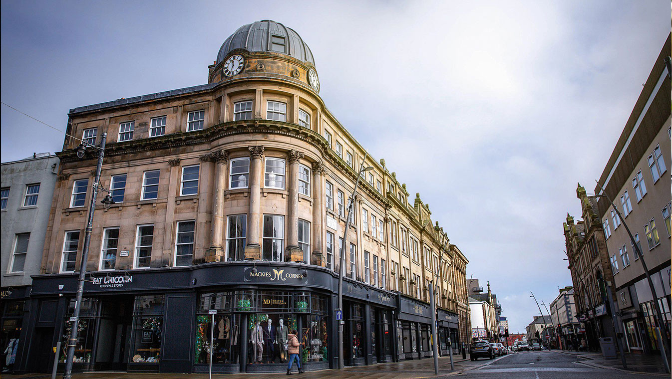 Picture of Mackie's Corner and Hutchinson's Buildings High Street West, Sunderland - Phonetic Digital