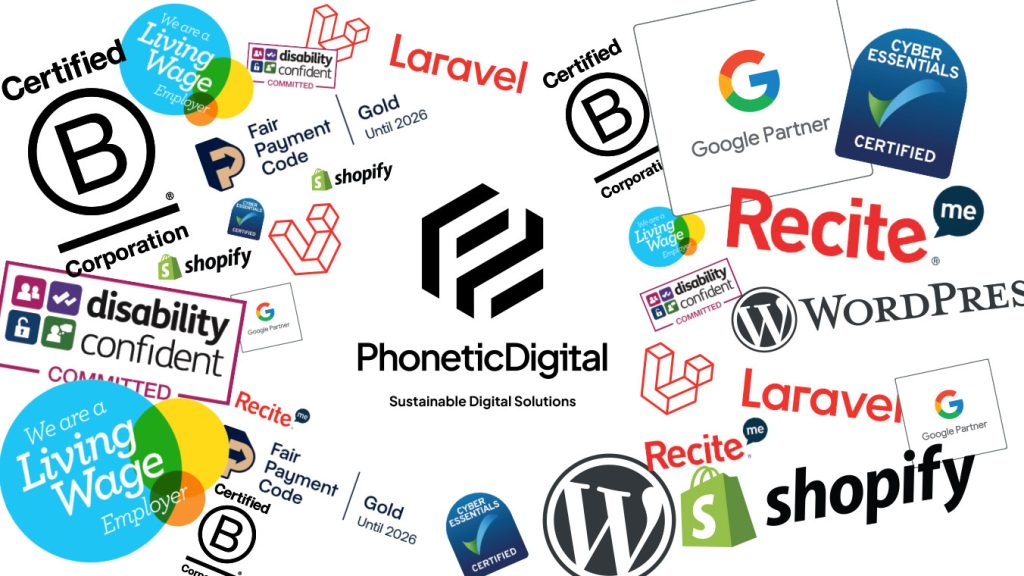 Our partnerships and accreditations - Phonetic Digital