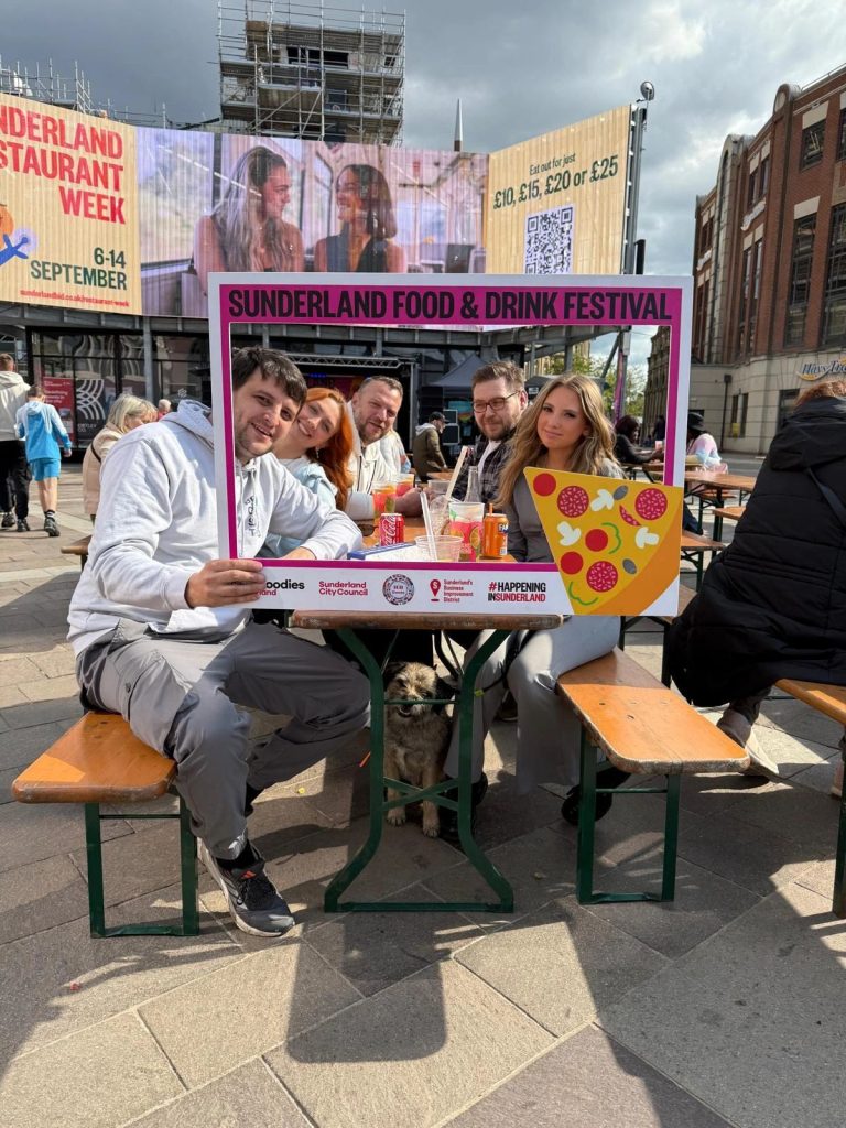 Our team at the Sunderland food festival