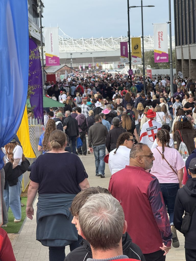 A busy Sunderland city centre